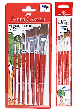 Faber Castell Pony Hair Flat Brush (Size 9)